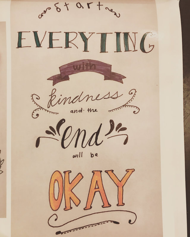 Kindness quote art