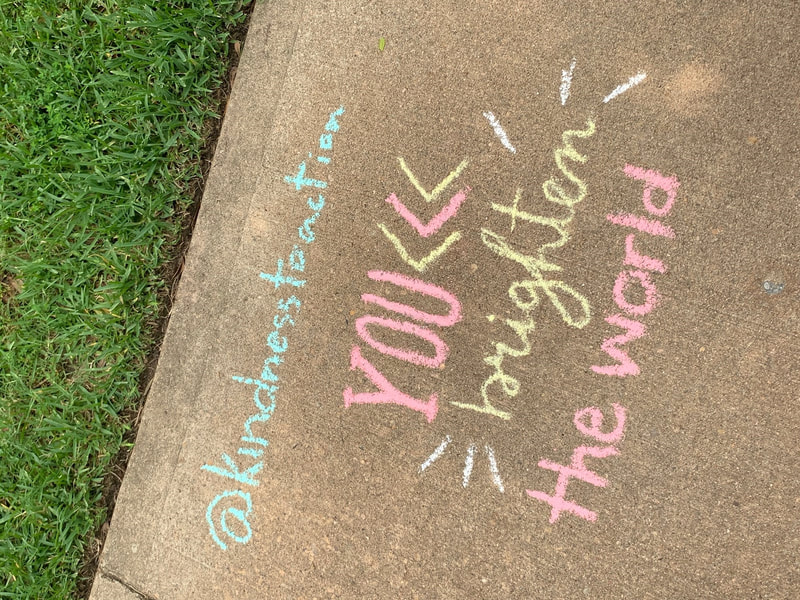 Chalk kindness #KindnessToAction