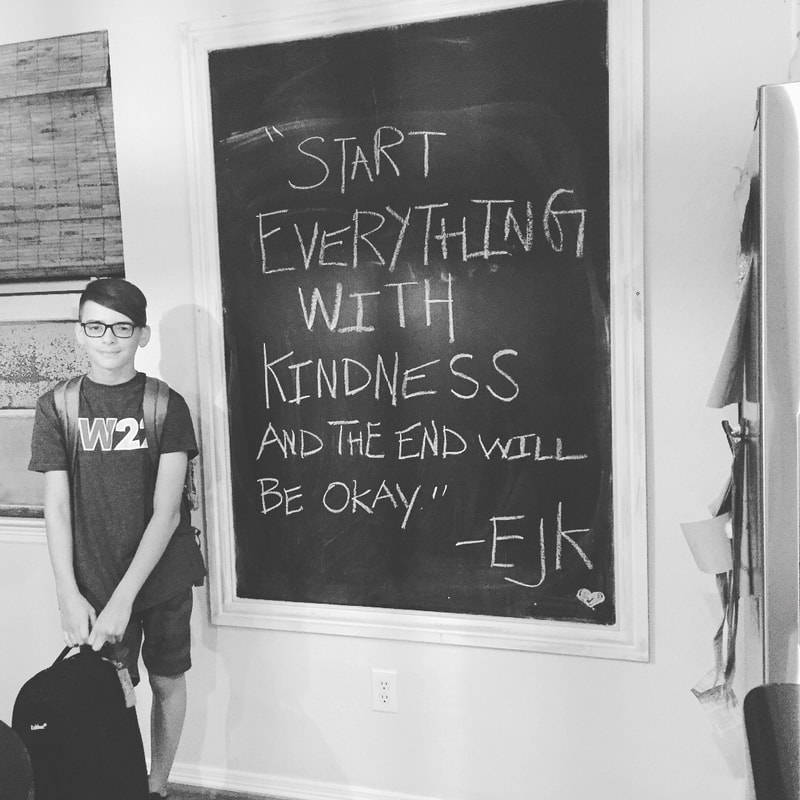 Kindness quote 1st day of school