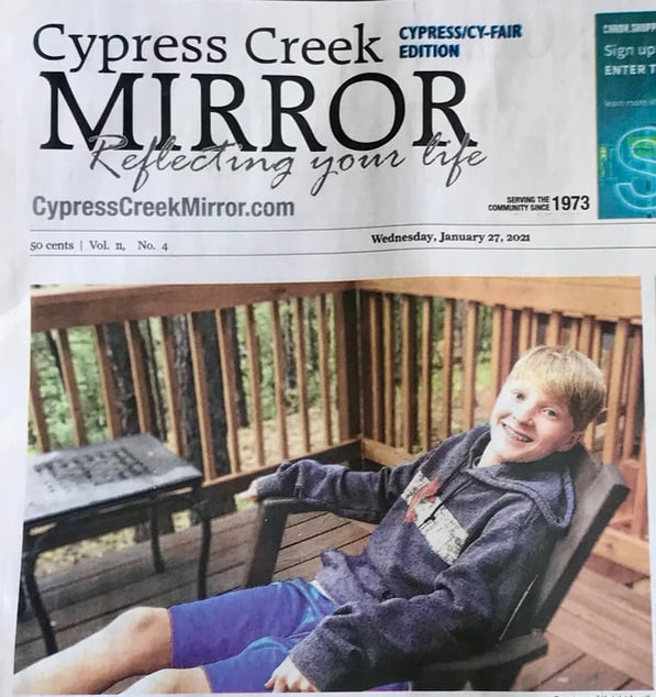 Cypress Creek Mirror story about Kindness Coins