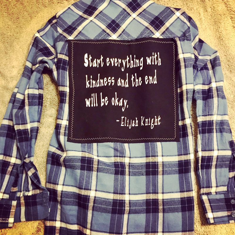 Kindness quote on shirt