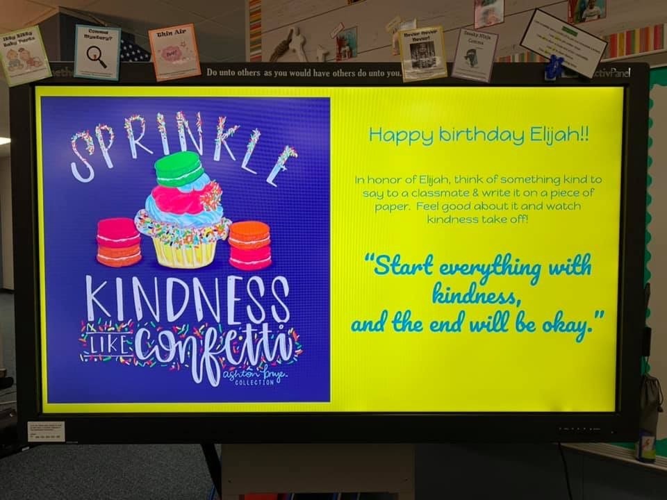 Kindness project at school