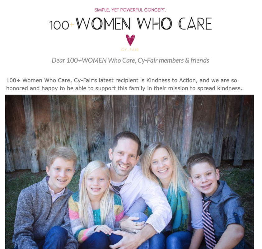 Winners of 100+ Women Who Care Donation
