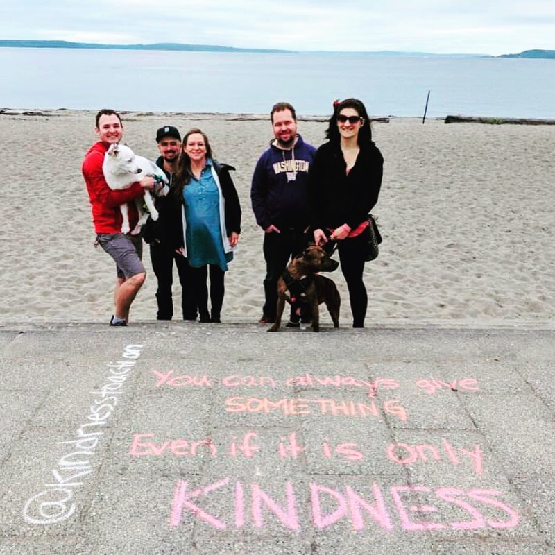 Chalk kindness #KindnessToAction OKC